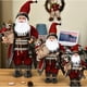 thumbnail image 4 of Papá Noel navideño para muñeca con bolsa de regalo, lámpara de aceite, bata larga, estatuilla de pie, 4 of 5