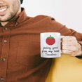 thumbnail image 4 of Coffee Mug 11 Ounces Feeling Good from My Head Tomatoes Vegetables Ceramic Tea Cup Design Only, 4 of 7
