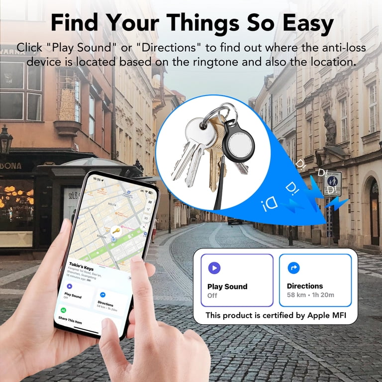 Btootos Bluetooth Tracker, Key Finder and Locator for Keys, Wallet,  Luggage, 2-Pack - Walmart.com