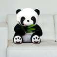 thumbnail image 4 of Cute Stuffed Animal Sitting Plush Doll Pillow for Sofa Company Annual Meeting Gift Festival Decor Cozy , 16CM Sunnimix Muñeca Panda, 4 of 8