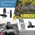 thumbnail image 4 of Zimtown 8' x 5' Grill Gazebo All-Weather Steel Construction w/ Bag for Patio, Backyard, BBQ (Light Gray), 4 of 10