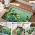 thumbnail image 2 of Rectangle Rug 2x3ft Area Rug, Tropical Plants Green Banana Leaves Area Rugs for Living Room Bedroom, Summer Jungle Floor Mat Non-Slip Non-Shedding Carpet Indoor Accent Rugs, 2 of 9