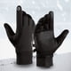 thumbnail image 2 of Guantes de ciclismo para hombre y mujer, otoño e invierno, deportes al aire libre, cálidos, de terciopelo polar, para escalada de montaña, esquí, pantalla táctil de dedos completos, 2 of 4
