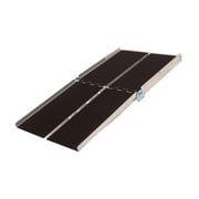 Prairie View Industries 6-ft x 36-in Portable Bariatric Multifold Wheelchair Ramp 800 lb. Weight Capacity Maximum 12-in Rise