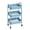 Light Blue, variant on 3 Tier Utility Rolling Cart with Lockable Wheels, Metal Multifunctional Storage, Organizer Cart for Kitchen, Office, Living Room, Makeup, Craft, Art Studio,Navy Blue