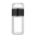 thumbnail image 2 of ZenCart Glass Tea Infuser Bottle Double-Layer Insulation Portable Travel Tea Maker with Filter 300ml Leakproof Drinking Cup for Home Office Outdoor Activities, 2 of 8