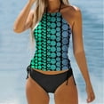 thumbnail image 1 of WILLBEST Traje de Baño para Mujer conjunto de Traje de Baño Tankini Estampado de Dos Piezas para Mujer, 1 of 4