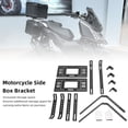 thumbnail image 3 of Motorcycle Side Box Bracket, Powder Coating Abrasion Proof Safe Support Motorcycle Luggage Side Case Rack  for Motorbike, 3 of 7
