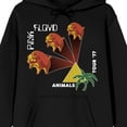 thumbnail image 7 of Pink Floyd Animals Tour 77 Long Sleeve Men's Hooded Sweatshirt-XS, 7 of 7