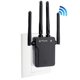 thumbnail image 1 of Repetidor inalámbrico de 1200 m, amplificador de señal wifi para EE. UU., UE y Reino Unido, puerto de red dual, extensor de banda dual de CA, 1 of 5
