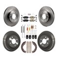 thumbnail image 1 of Transit Auto Front Rear Disc Brake Rotors Ceramic Pads and Drum Kit (7Pc) for Car Honda Fit K8A-100188, 1 of 11