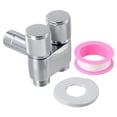 thumbnail image 1 of G1/2 1 In Two Out Double Control Washing Machine Faucet Toilet Triangle Valve, 1 of 4