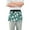 Cartoon Cute Duck and Daisies, variant on Various Character and Flower Server Apron with 3 Pockets Waterproof Waitress Waist Short Apron for Man Woman 12 Inches