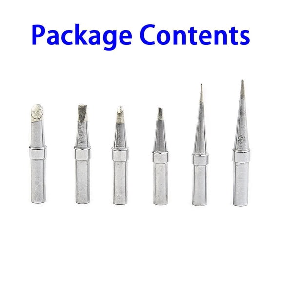 6Pcs/Set Replacement ET Soldering Iron Tips For Weller WE1010NA WESD51 WES50/51