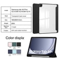 thumbnail image 2 of yeacher Samsung Galaxy Tab A9/A9 Plus 8.7/11-Inch Transparent Tri-Fold Case with Pen Holder & Auto Wake/Sleep Function - Pink, 2 of 6