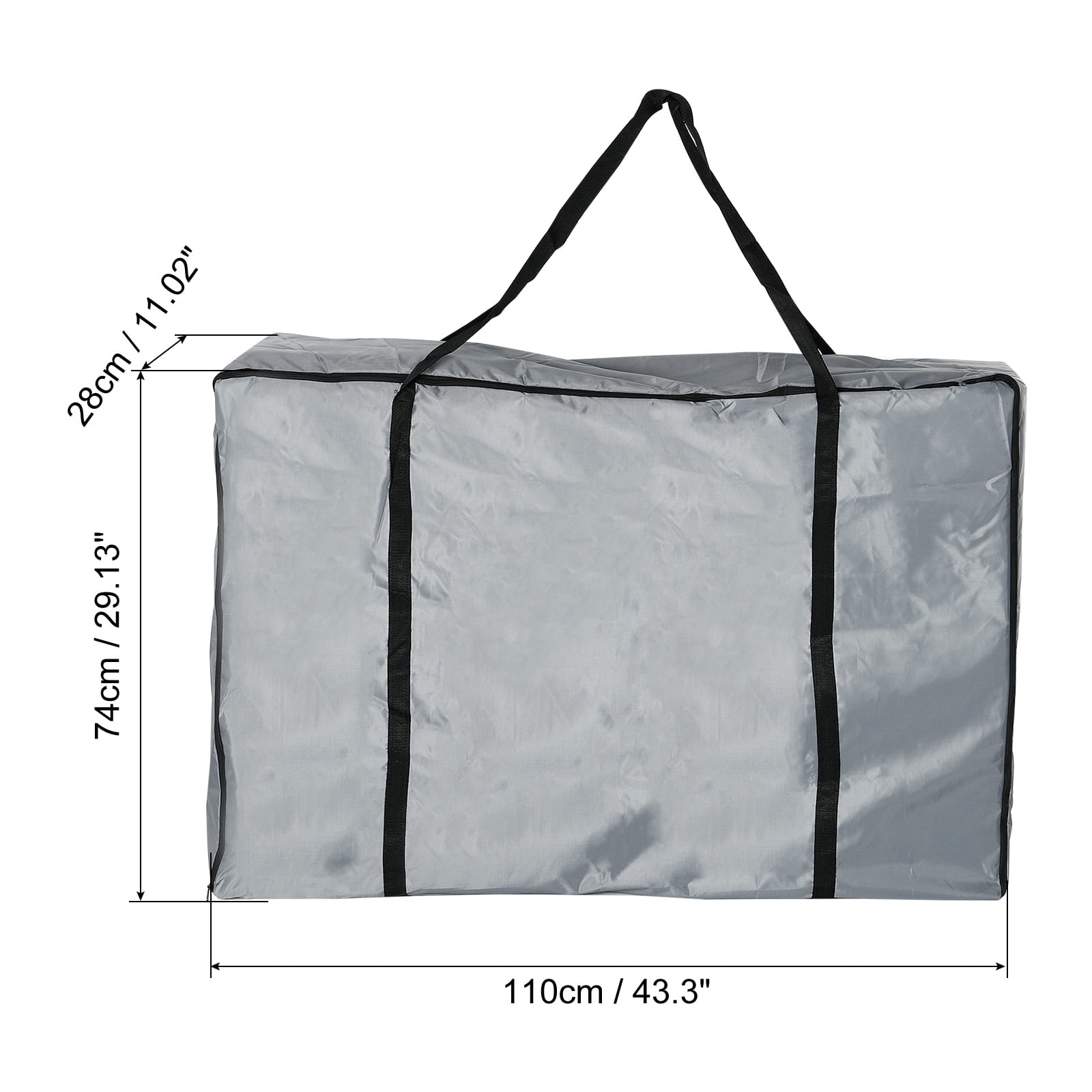 Unique Bargains Outdoor Storage Bag Waterproof Folding Chair Carry Bag Grey