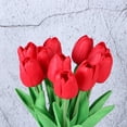 thumbnail image 3 of FENGGUIQU 10Ud Flores Artificiales De En PU Para Decorar Hogar Y Lugar De Trabajo, 3 of 6