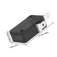 thumbnail image 2 of unbranded 4Ud Microinterruptores Normalmente Abiertos Para Reemplazo De Puerta De Microondas En Color Negro, 2 of 8
