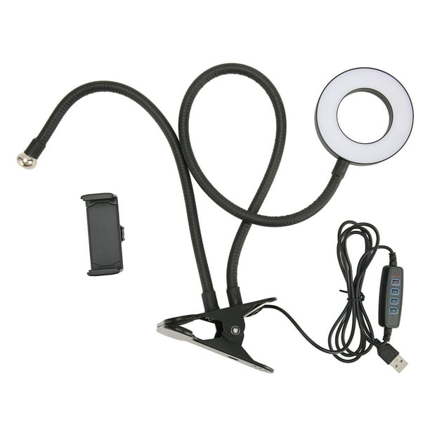 Luz de Anillo de Selfie, 10 Niveles de Brillo USB 5000K Lechel Leche de Camina LED para Fotografía