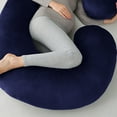 thumbnail image 5 of XIAOLE Pregnancy Pillow, For Pregnant Woman C-Shape Full Body Pillow And Maternity Support, Support For Back, Hips, Legs, Belly For Pregnant Women,Removable Maternity Pillow, 5 of 9