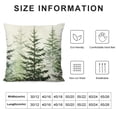 thumbnail image 5 of GOSMITH  Christmas Pillow Covers Watercolor Blue Green Christmas Tree Rustic Style Nature Forest Print Decorative Throw Pillows Winter Christmas Decor, 5 of 5