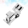 thumbnail image 5 of KAKOWELY Pied-de-Biche en Acier Inoxydable Roulé pour Machine à Coudre Multifonction Accessoires (Argent) 1.77"X0.79"X0.59 Pouces, 5 of 5