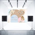 thumbnail image 3 of Fondo de arco de revelación de género de oso "Podemos esperar", globos rosas y azules, purpurina dorada, fondo de fotografía bohemio, pancarta de fiesta, decoración de mesa de pastel, accesorios para, 3 of 3