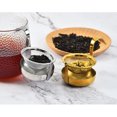 thumbnail image 2 of Rotating Tea Strainer Gold Silver Fine Mesh Fine Mesh Soup Filter Coffee Spice Herb Teaware Infuser Kitchen Gadgets Filtering Tool Gold, 2 of 9