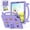 Lightpurple, variant on Dteck Kids Case for iPad Pro 13" M5 M4/Air 13" 2026 2025 2024, iPad Pro 12.9 2018-2022 Cover with Pencil Holder, Shockproof Lightweight EVA Foam Handle Stand Anti-Slip Grip Rugged Cover, Lightpurple