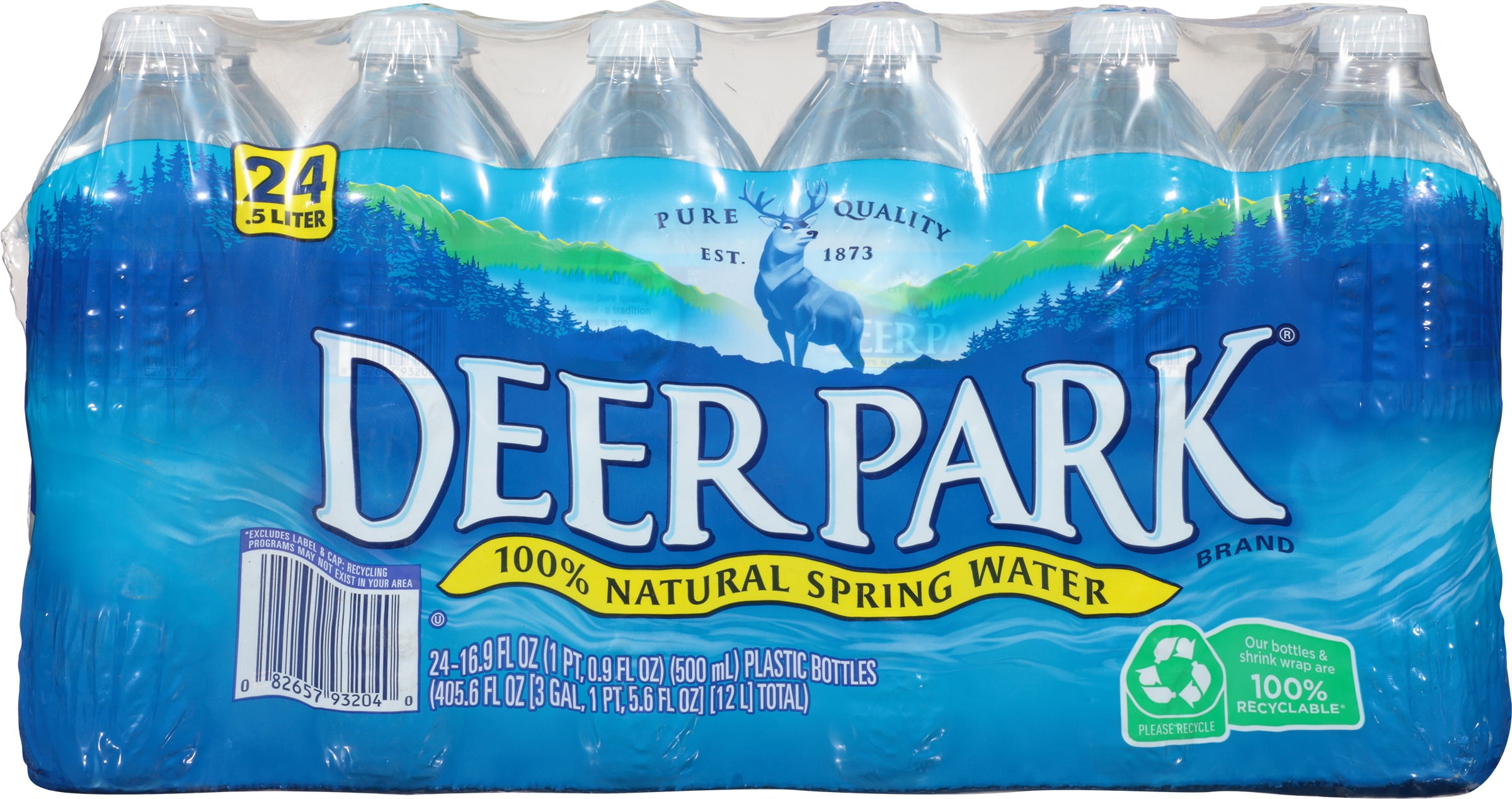 Deer Park Spring Water 24ct 23.6 fl. oz Bottles with Flip Top