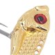 thumbnail image 4 of 5pcs Hard Fishing Lures with Treble Hooks and 3D Eyes, Vibrating Fishing Lures for Saltwater and Freshwater, Gold, 3.5g, 4 of 4