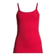 thumbnail image 6 of No Boundaries Scoop Neck Spaghetti Straps Ribbed Cami (Juniors) 1 Pack, 6 of 6