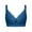 Blue, variant on IROINNID Push-Up Bras For Women Solid Ladies Breathable No Steel Ring Lace Gathering Adjustment Lift Underwear