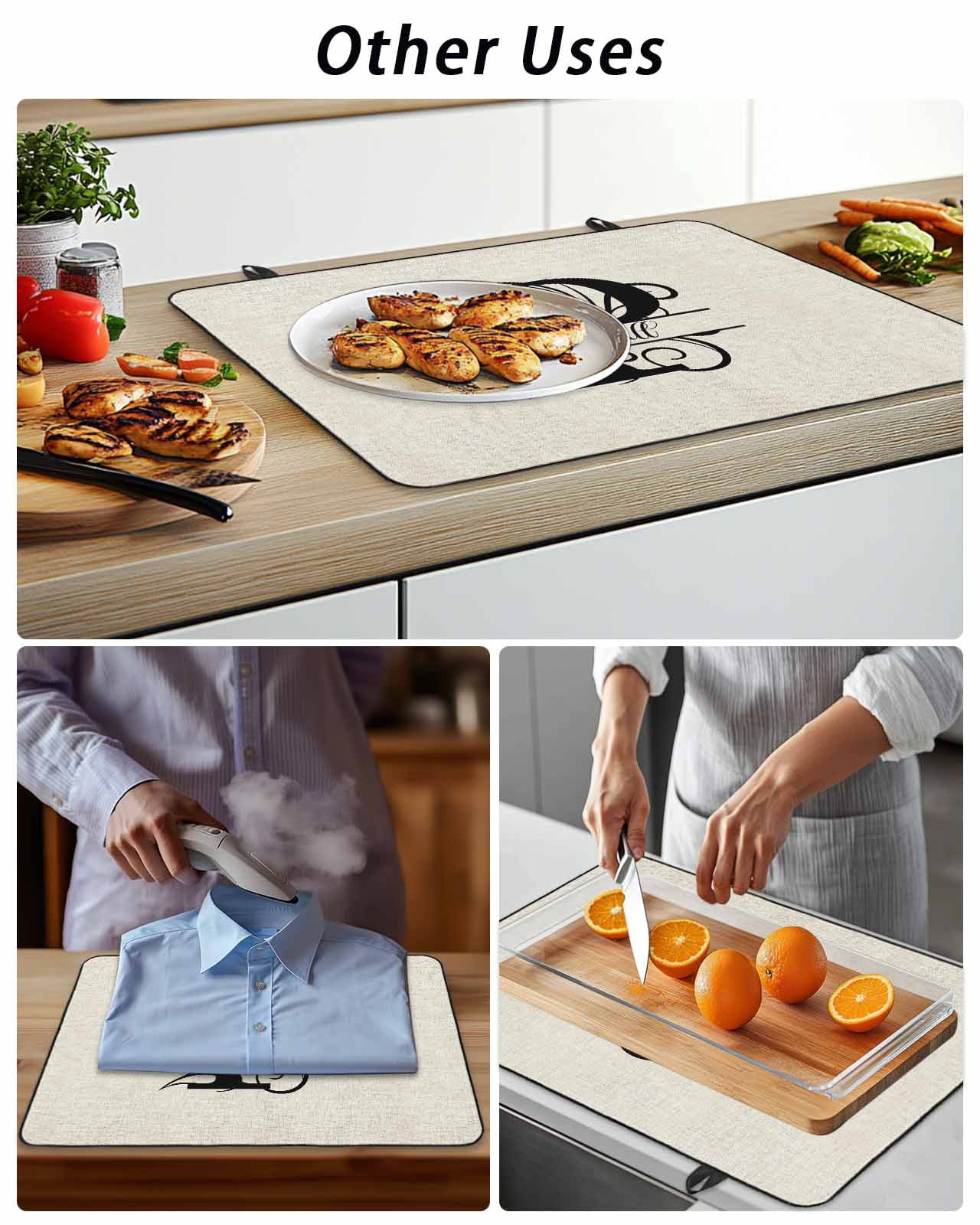Stove Top Covers for Electric Stove, Letter P Glass Stovetop Cover Protector, Monogram Words Induction Cooktop Protector Oven Mat for Kitchen Countertop 24"x21"