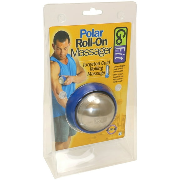 GoFit Polar Ice Cold Therapy Massage Roller Ball for Muscle Recovery