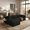 Black-Corduroy - Left, variant on Neche 106" Boneless Couch with Chaise, Deep Seat Comfy Cloud Modular Sofa Corduroy Memory Foam Sectional Couches for Living Room Bedroom, No Assembly Required (Black, Left-Facing Chaise)