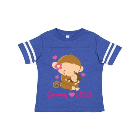 

Inktastic Grammy Loves Me Monkey Gift Toddler Toddler Girl T-Shirt