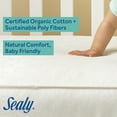 thumbnail image 4 of Sealy Nature's Haven Breathable Organic Cotton Baby Crib and Toddler Mattress, 4 of 13