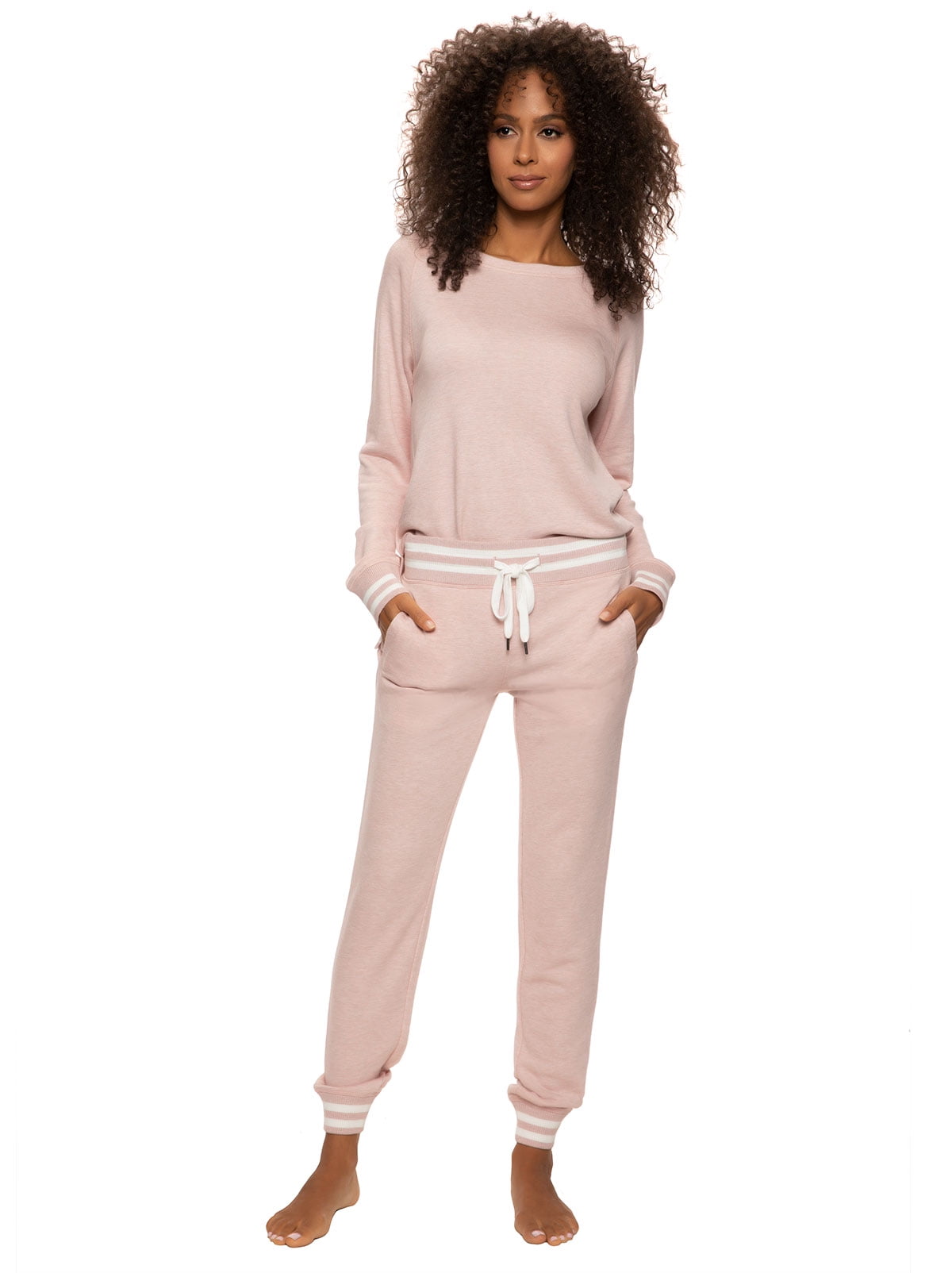 French Terry Hoodie Top and Jogger Set 