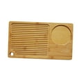 thumbnail image 3 of Bandeja de té de bambú decorativa rectangular para el hogar y la oficina. S, 3 of 9