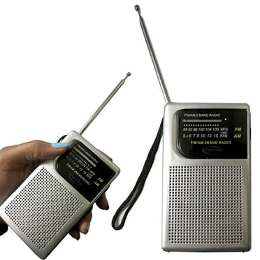 Kaito KA200 Battery Operated Small Portable AM/FM Radio with Built-in ...