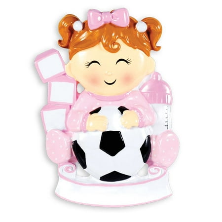 Soccer Start Kit - PERSONALIZED CHRISTMAS ORNAMENTS CHILD-FUTURE SOCCER STAR GIRL KIT