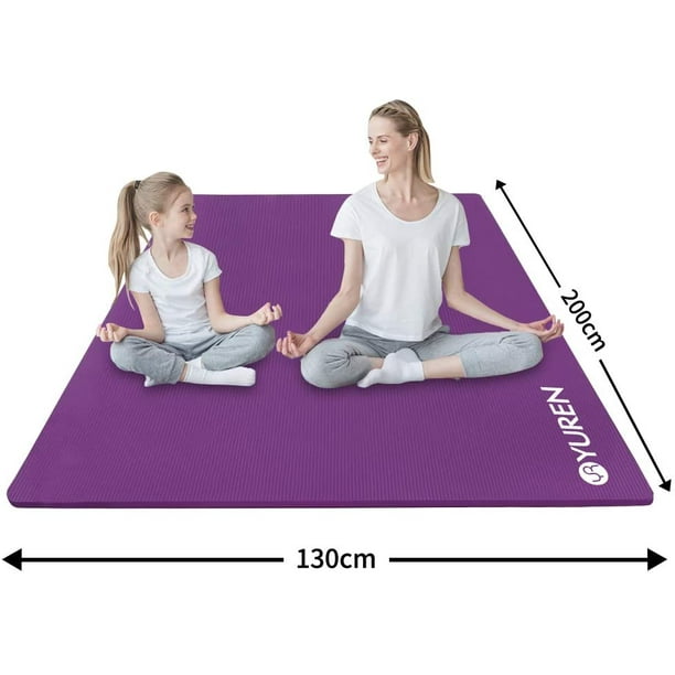 Yoga Mat Extra Thick Exercise Mat Thick Gym Fitness Pilates Mat