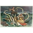 thumbnail image 3 of John Samuel Pughe 24x17 Black Modern Framed Museum Art Print Titled - The Struggle of the Slav (1905), 3 of 5