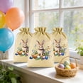 thumbnail image 6 of 3Pcs Easter Bags Drawstring Gift Bag Easter Bunny Rabbit Linen Bag Reusable Gift Pouch Hunt Party Favor Chocolate Sweet Bags for Treats Goodie, 6 of 6