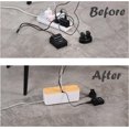 Cable Management Box Small White Cable Organizer Box for Extension Cord