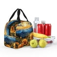 thumbnail image 4 of Pofeuu Sunset Sky Sunflower Print Lunch Bag Lunch Box Large Capacity Insulated Lunch Bag for Adult, Leakproof Reusable Lunch Tote Bags for Work, 4 of 5