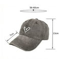 Lroveb Baseball Caps for Women Love Embroidered Washed Cap Sun Visor