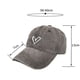 thumbnail image 2 of Gorra de béisbol bordada para mujer: ajustable, algodón lavado, visera, 2 of 3