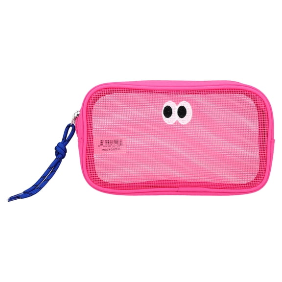 Pen+Gear Googly Eye Pencil Pouch, Pink